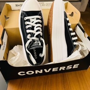 Converse CTAS Move Black Canvas Platform (New)